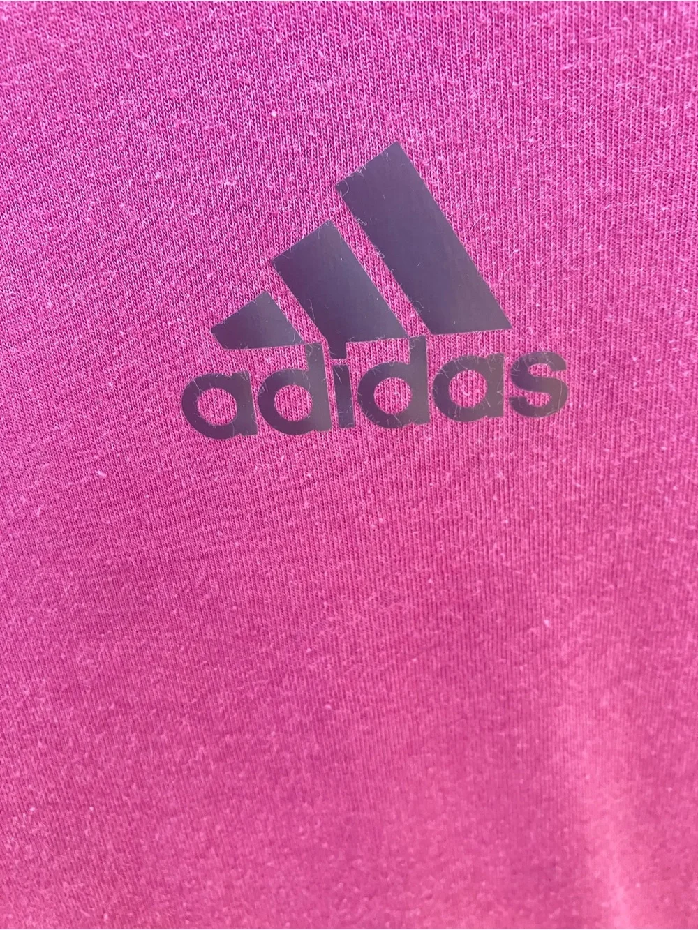 Adidas Men’s Large Magenta Climalite Performance Tee‎